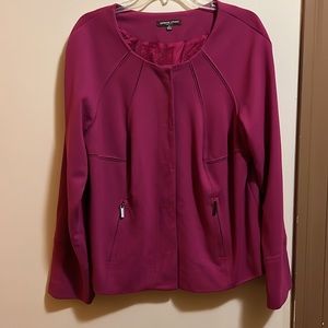 Adrienne Vittadini Fuchsia Blazer